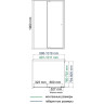 Душевая дверь WASSERKRAFT AULA 11P17