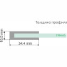 Стеклянная шторка на ванну WASSERKRAFT BERKEL 48P01-80BLACK FIXED 48P01-80 BLACK Fixed